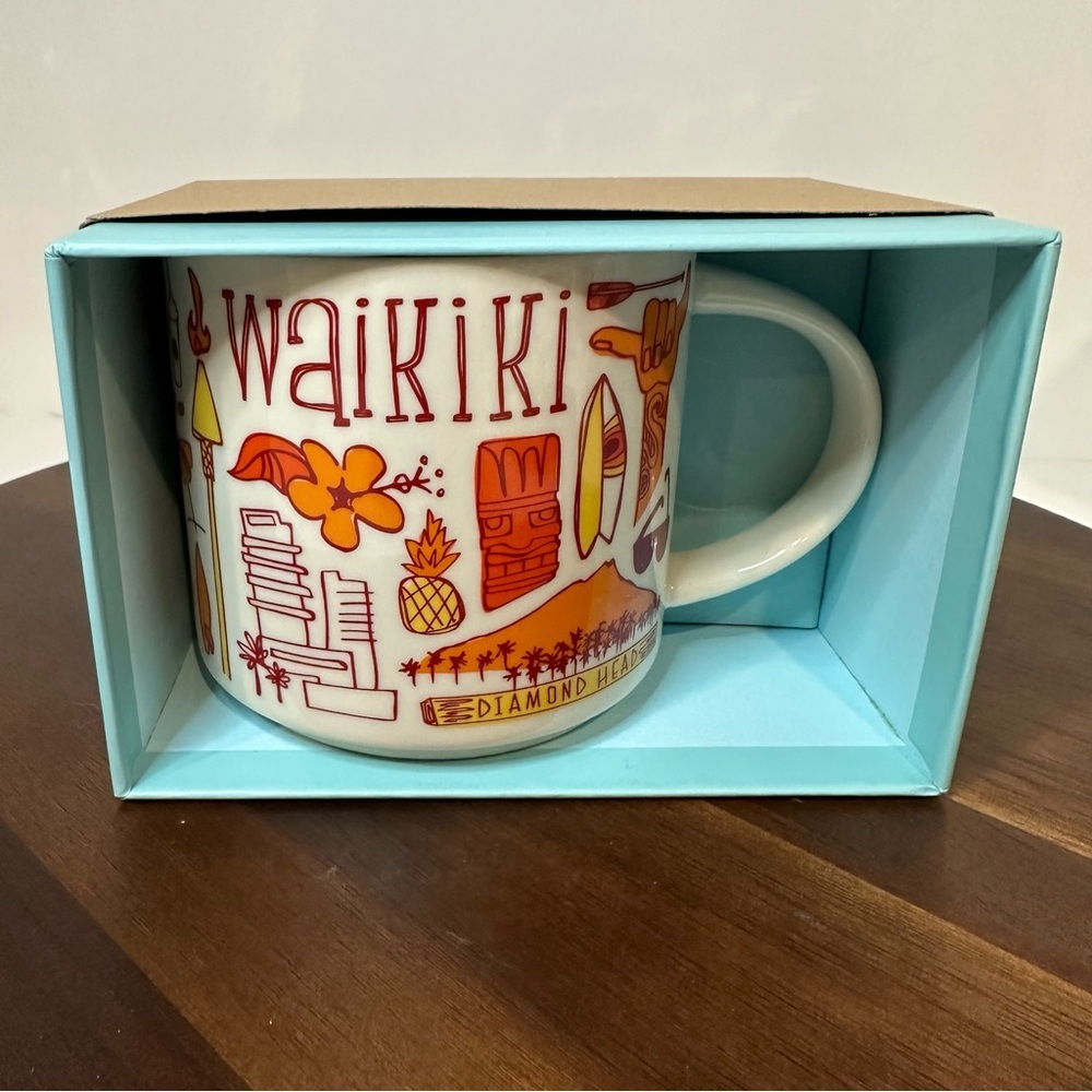 New Starbucks Been There Series Waikiki Ceramic 14 oz Mug 2023